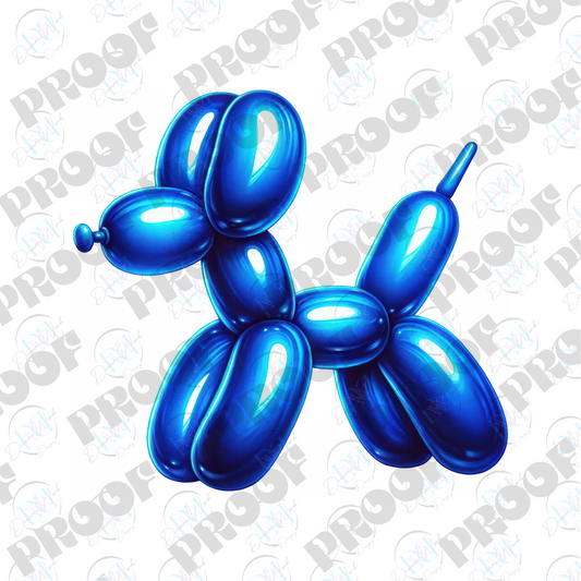 Balloon Dog Metallic (Multiple Options Apparel)